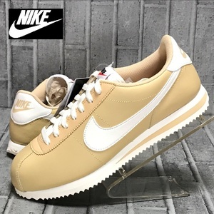 【新品】メンズ27～27.5cm★NIKE W CORTEZ（ナイキ コルテッツ）★天然皮革★ベージュ系カラー