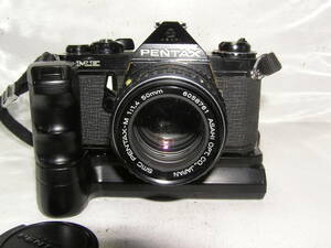 ペンタックス　ＭＥ　レンズＳＭＣ　PENTAXーM　１：１．４　５０ｍｍ　モータードライブＭＥ付