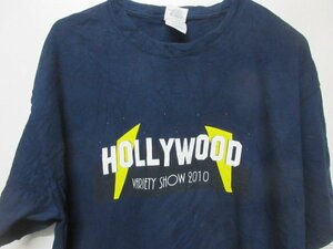 Tシャツ L 紺　ハリウッド　映画　2010 アメカジ古着　sy4000