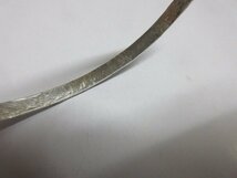 中古シルバーバングル　M インディアン タタキ　ナバホ族　sterling g1003_画像2