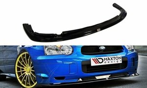 Impreza WRX STI GDB 4 door sedan 涙目 中期 C/D/Etype '02～'05 ABS製 フロントスプリッター スCart/スポイラー/リップ 未使用 V.2