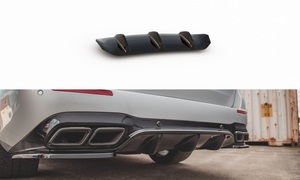 メルセデス ベンツ Eクラス S213 ワゴン AMG 前期 '16～'20 社外 ABS リアリップ/センターディフューザー/アンダースポイラー/スプリッター