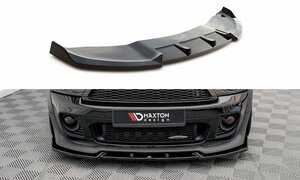 ミニ R56 JCW/ジョンクーパーワークス '08～'10 前期 社外品 ABS製 フロントスプリッター スカート/スポイラー/リップ エアロ 未使用品 V.3