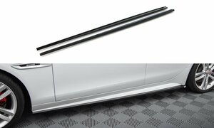 ジャガー XE R-スポーツ XE760 '15～ 社外 ABS製 サイドスカート/ステップ ディフューザー エクステンション エアロパーツ カスタム 未使用