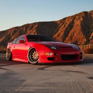 フェアレディZ Z32/300ZX 1/2/3/4/5/6型 2シーター用 '89～'00 社外 PU製 サイドスカート ディフューザー 左右セット エアロパーツ 未使用