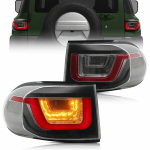 トヨタ FJクルーザー GSJ15W '10～'18 社外品 LED インナーブラック/クリア テールライト/ランプ 左右2点セット 未使用品 送料無料