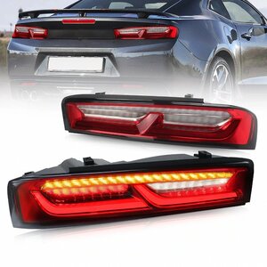  Chevrolet Camaro LT/RS/SS '15~'18 ( american model ) sequential / current . turn signal full LED tail light / lamp unused goods red 