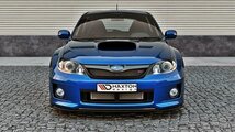 スバル インプレッサ WRX STI GRB/GRF ハッチバック 後期 '10～'14 社外品 ABS製 フロントスプリッター スカート/スポイラー/リップ 未使用_画像3