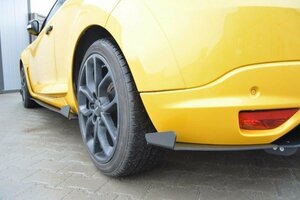 3代目 ルノー メガーヌ スポール RS Ⅲ 前期/後期 '11～'17 ABS リア サイドスプリッター アンダーリップ/スカート 左右セット 未使用 V.2