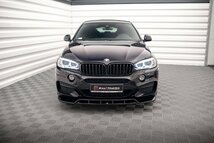 BMW X6 F16 Mスポーツ '14～'19 ABS製 フロントリップ サイドスカート リア/リヤ スプリッター トランクスポイラー ウインドウエクステ V.2_画像2