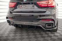 BMW X6 F16 Mスポーツ用 '14～'19 ABS製 フロントリップ/スポイラー サイドスカート リアディフューザー/スプリッター セット 未使用品 V.1_画像8