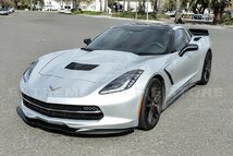 シボレー コルベット C7 Z51/Z06 '14～'19 社外 ABS製 サイドスカート/ステップ ディフューザー エアロパーツ カスタム 未使用 未塗装 V.2_画像3