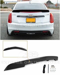 キャデラック/Cadillac CTS-V '15～'19 社外 ABS製 リヤ/リア トランクスポイラー ダックテール ウイング エアロパーツ 未使用品 未塗装品