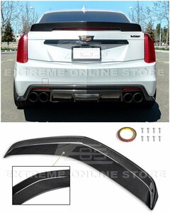 キャデラック/Cadillac CTS-V '15～'19 社外品 カーボン製 リヤ/リア トランクスポイラー ダックテール ウイング エアロパーツ 未使用品