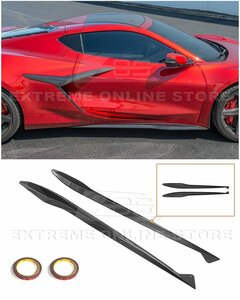  Chevrolet Corvette C8 stingray /Z51 '20~ carbon made side skirt / step diffuser aero parts custom unused V.2