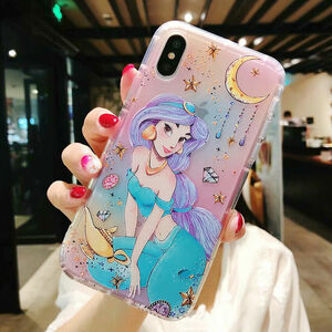 即納可能 プリンセス ジャスミン アラジン XS MAX/テンエス マックス 用 アップル アイフォン スマホ ケース ソフトTPU ディズニー/DISNEY