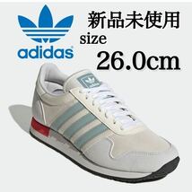 新品未使用 adidas Originals 26.0cm アディダス オリジナルス USA 84 スニーカー シューズ ローテク スエード 3ストライプ 箱有り 正規品_画像1