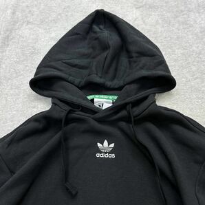 【格安送料】新品未使用 adidas Originals Lサイズ アディダス オリジナルス パーカー フーディ スウェット HEMP ブラック 黒 正規品の画像2