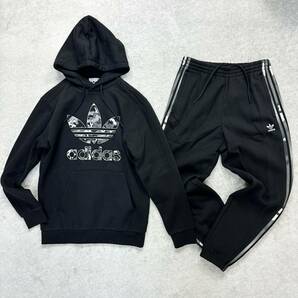 新品未使用 adidas Originals Lサイズ アディダス オリジナルス 迷彩 カモ スウェット セットアップ 上下 パーカー ジョガーパンツ 裏起