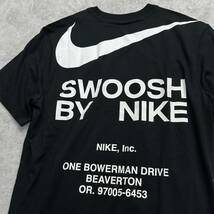 新品未使用 NIKE NIKE Lサイズ ナイキ Tシャツ 2枚セット カットソー SWOOSH スウッシュ 人気ロゴ ブラック 黒 ホワイト 白 正規品_画像3