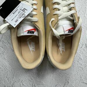 新品未使用 NIKE 27.0cm ナイキ CORTEZ コルテッツ スニーカー シューズ スウッシュ 定番 人気 レザー ベージュ ビンテージ 箱無し 正規品の画像4