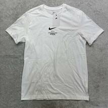 新品未使用 NIKE NIKE XLサイズ ナイキ Tシャツ 2枚セット カットソー SWOOSH スウッシュ 人気ロゴ ブラック 黒 ホワイト 白 正規品_画像7