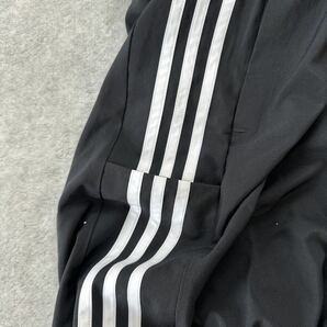 【格安送料】新品未使用 adidas XLサイズ アディダス ウーブン トラックパンツ ジャージ 3ストライプ ブラック 黒 テーパード カフ 正規品の画像3