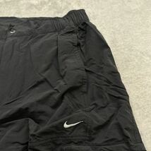 【格安送料】新品未使用 NIKE Mサイズ ナイキ カーゴパンツ ナイロン ブラック 黒 メッシュ ボトムス ジョガーパンツ JUST DO IT. JDI_画像3