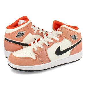 新品未使用 NIKE 23.5cm AIR JORDAN 1 MID GS ナイキ エア ジョーダン 1 スニーカー シューズ 大人気 定番 AJ1 エアジョーダン 箱有りの画像2