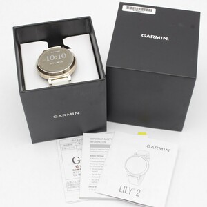 [ new goods ]GARMIN Lily 2 Sport 010-02839-22 Sport Coconut / Cream Gold smart watch Garmin Lilly body 