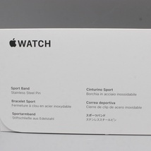 【新品未開封】Apple Watch SE 第2世代 44mm GPS MRW03J/A+MT3K3FE/A シルバーアルミニウム/スターライトスポーツ M/L アップルウォッチ_画像3
