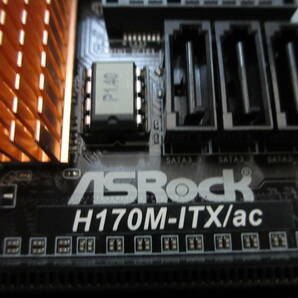 ≪ジャンク品≫PCパーツ/ASRock/H170M-ITX/ac/IOパネル付き/BIOS起動確認済み/PCパーツ≪ジャンク品≫の画像6