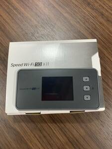 ◆NEC Speed Wi-Fi 5G X11 NAR01SHU チタニウムグレー KDDI ○◆