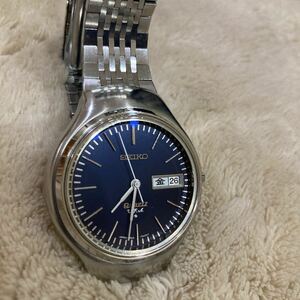 SEIKO VFA QUARTZ 3823-7001 セイコー VFAクオーツ 希少青文字盤　高精度稼動　美品