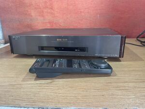 ① SONY S VHS / ビデオカセットレコーダー / モデル SLV-R5 / 中古品 ジャンク品扱い 通電のみ確認済み