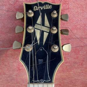 ①NO.B/ orville オービル / レスポールタイプ エレキギター 中古品 簡単音出し確認済み の画像3