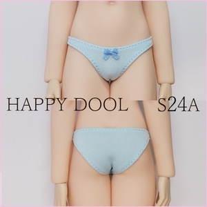 TBLeague 【Happy Doll】S24A 水色 フルバックショーツ リボンブルー 1/6 下着 Phicen ファイセン