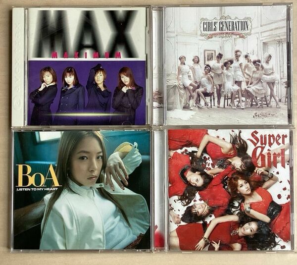 Boa LISTEN TO MY HEART/MAX MAXIMUM/KARA スーパーガール/少女時代 