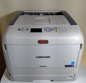 [ Saitama departure ][OKI]A3 color laser printer -C811dn * counter 1731 sheets * operation verification settled * (11-2917)