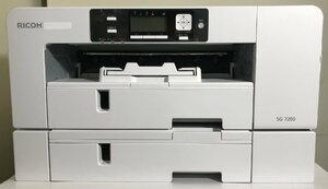 【埼玉発】【RICOH】A3インクジェットプリンター　SG7200　★Wi-Fi対応★増設カセット搭載★カウンター6032枚★動作確認済★　(11-2928)