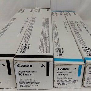 【埼玉発】☆純正未使用品☆【Canon】トナー imagePRESS Toner T01 ★4色×2セット★ (8-2627)の画像4