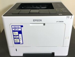 【埼玉発】【EPSON】A4モノクロレーザープリンター　LP-S180DN　★カウンター3327枚★動作確認済★　(11-2924)