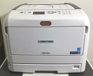 [ Saitama departure ][OKI]A3 color laser printer -C811dn *A4/ letter equivalent 21440 sheets * operation verification settled * (11-2866)