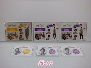 Snow Man Johnnys’ ISLAND STORE 1st Anniversary 缶バッジセット/ステッカーセット 3点セット 未開封/深澤/岩本 [美品]