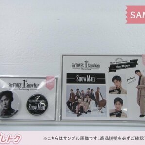 Snow Man 目黒蓮 Johnnys’ ISLAND STORE 1st Anniversary 缶バッジセット/ステッカーセット 未開封 [美品]の画像1