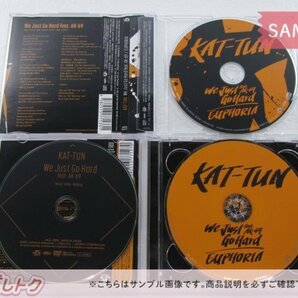 KAT-TUN CD 4点セット We Just Go Hard feat. AK-69 / EUPHORIA 初回限定盤1/2/3/通常盤 Blu-ray/未開封 [美品]の画像3