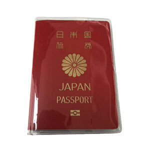 2枚セット パスポート ケース カバー 透明ポケット 送料無料003