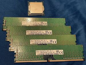 * Intel CPU Intel Core i7 6700 SR2L2 3.4GHz memory 8GBX4 sheets extra attaching *
