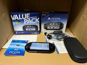 PlayStation Vita 16GB バリューパック ブラック PSVITA Wi-Fiモデル psvita