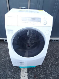 2023年 斜めドラム式 洗濯乾燥機 洗/乾10kg/6kg シャープ ES-H10G-WL プラズマクラスター マイクロ高圧洗浄 洗濯機